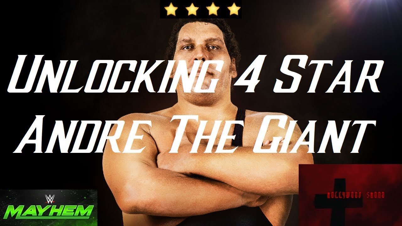 WWE Mayhem - HollywoodShono Unlocking 4 Star Andre The Giant From Versus