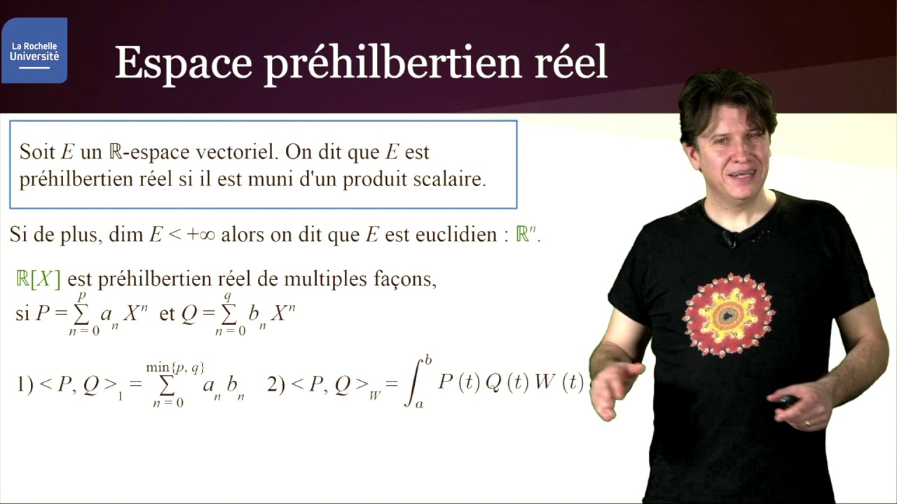 Séries de Fourier (3/7) : Espace préhilbertien et inégalité de Bessel