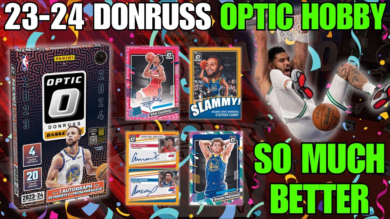 CASE HIT ROOKIE!!!💥 BIG IMPROVEMENTS🚨 2023-24 Donruss Optic Basketball Hobby Box Review