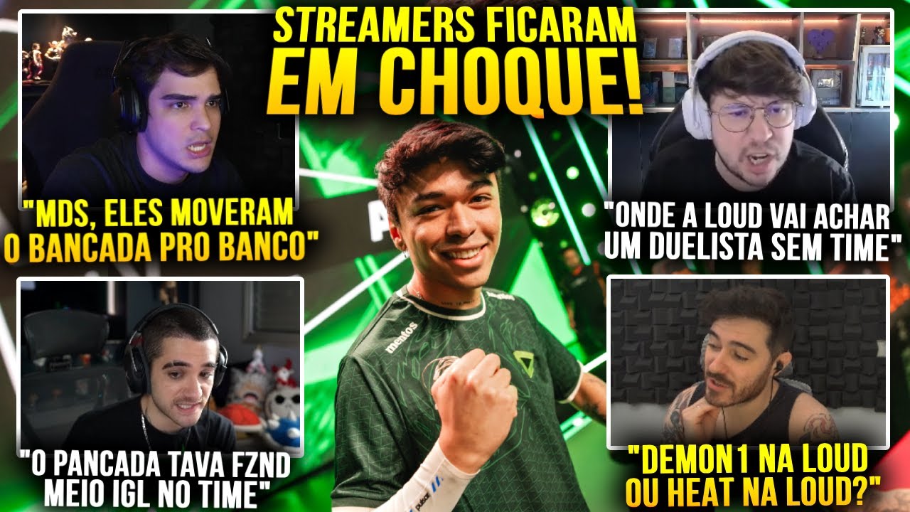 LOUD DEIXOU OS STREAMERS EM CHOQUE COM MUDANÇAS NO TIME! LOUD DEMON1 É REAL OU NÃO?