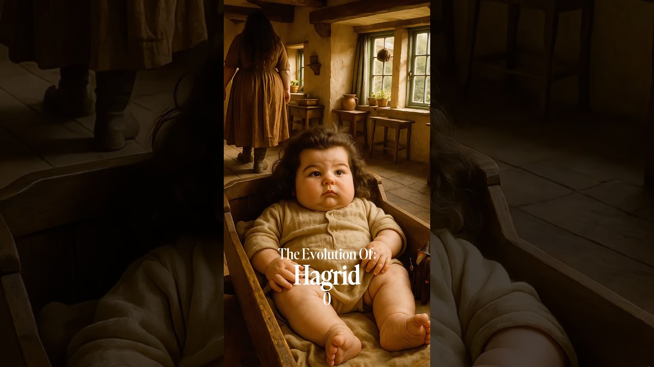 Evolution of Hagrid. #ai #harrypotter #evolution #harrypotteredit #hagrid #hagrids