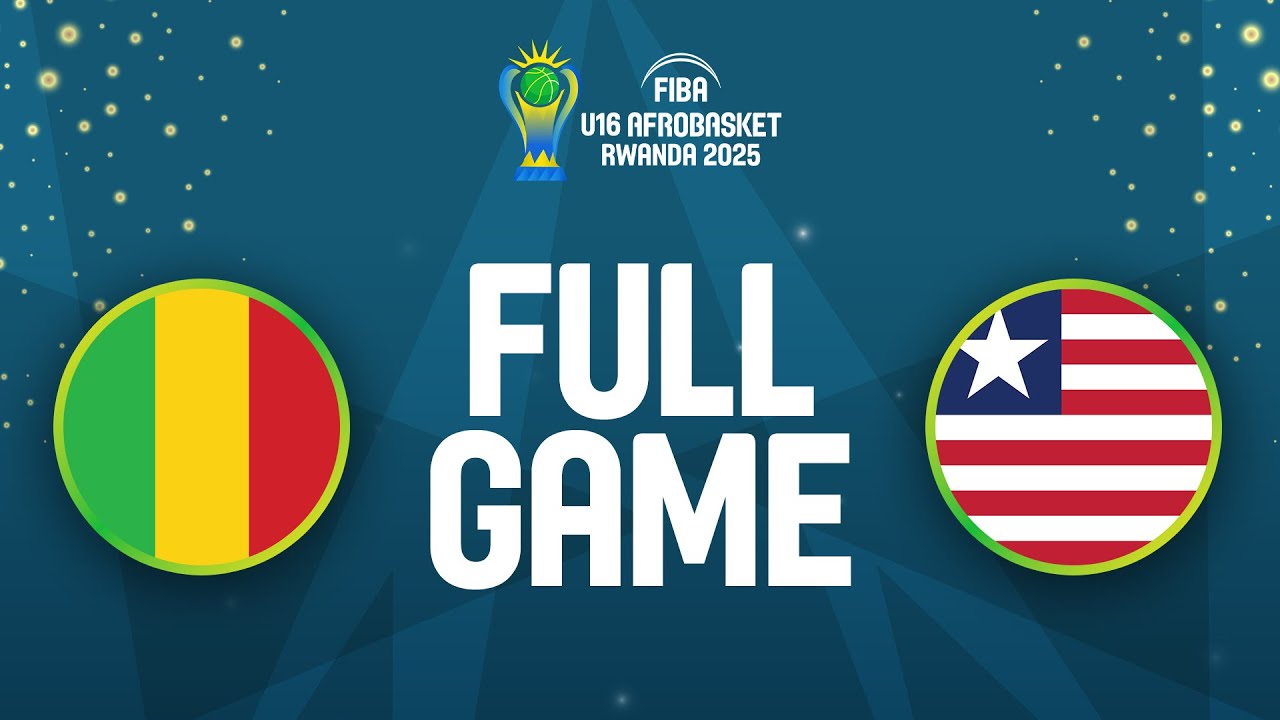 Group Phase | Mali v Liberia | Full Basketball Game | FIBA U16 AfroBasket 2025