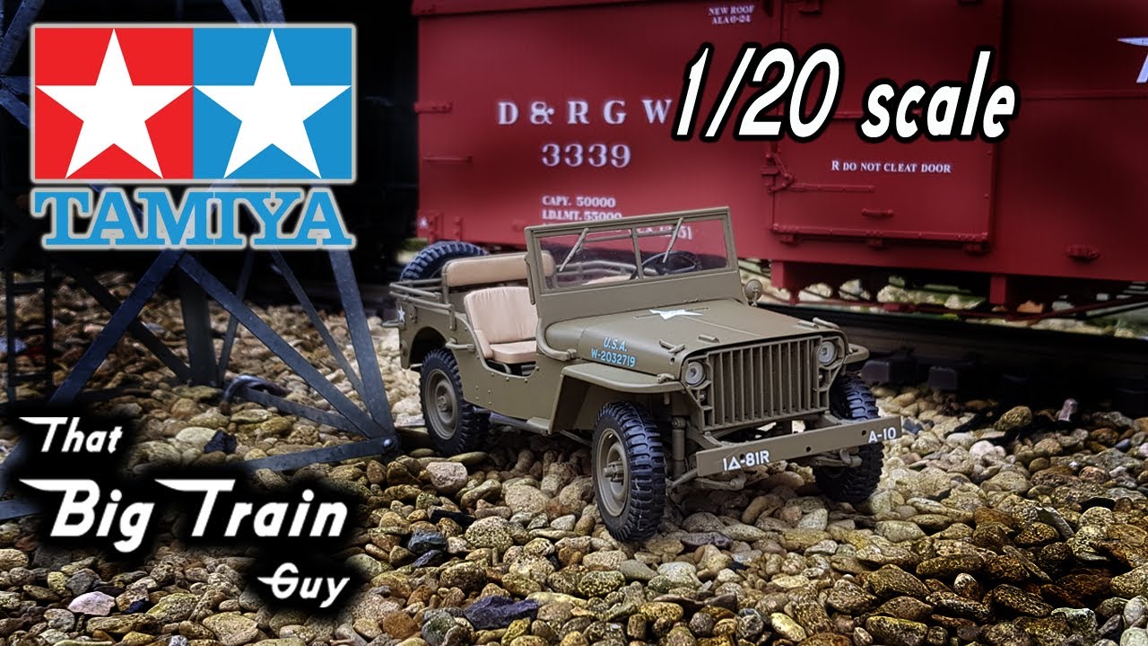 Tamiya JEEP масштабом 1:20 — коллекционная литая модель