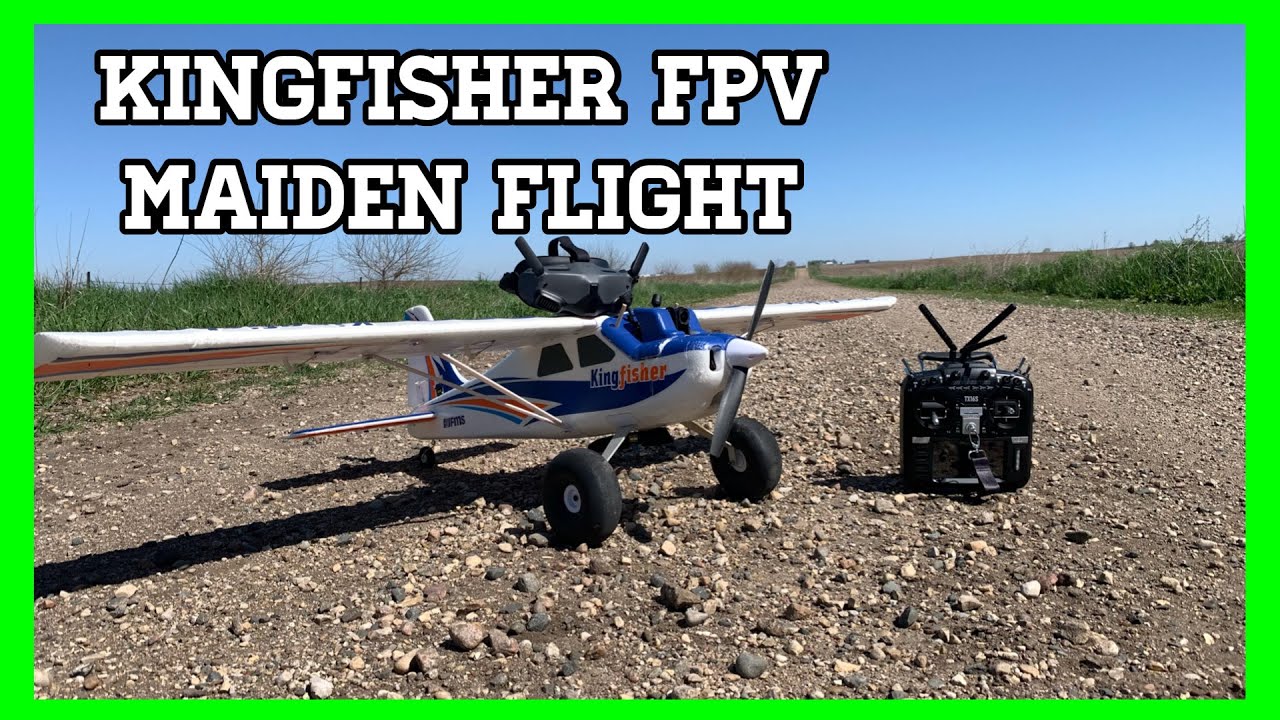 FMS KingFisher DJI 04 Air Unit Pro FPV Maiden Flight!!!