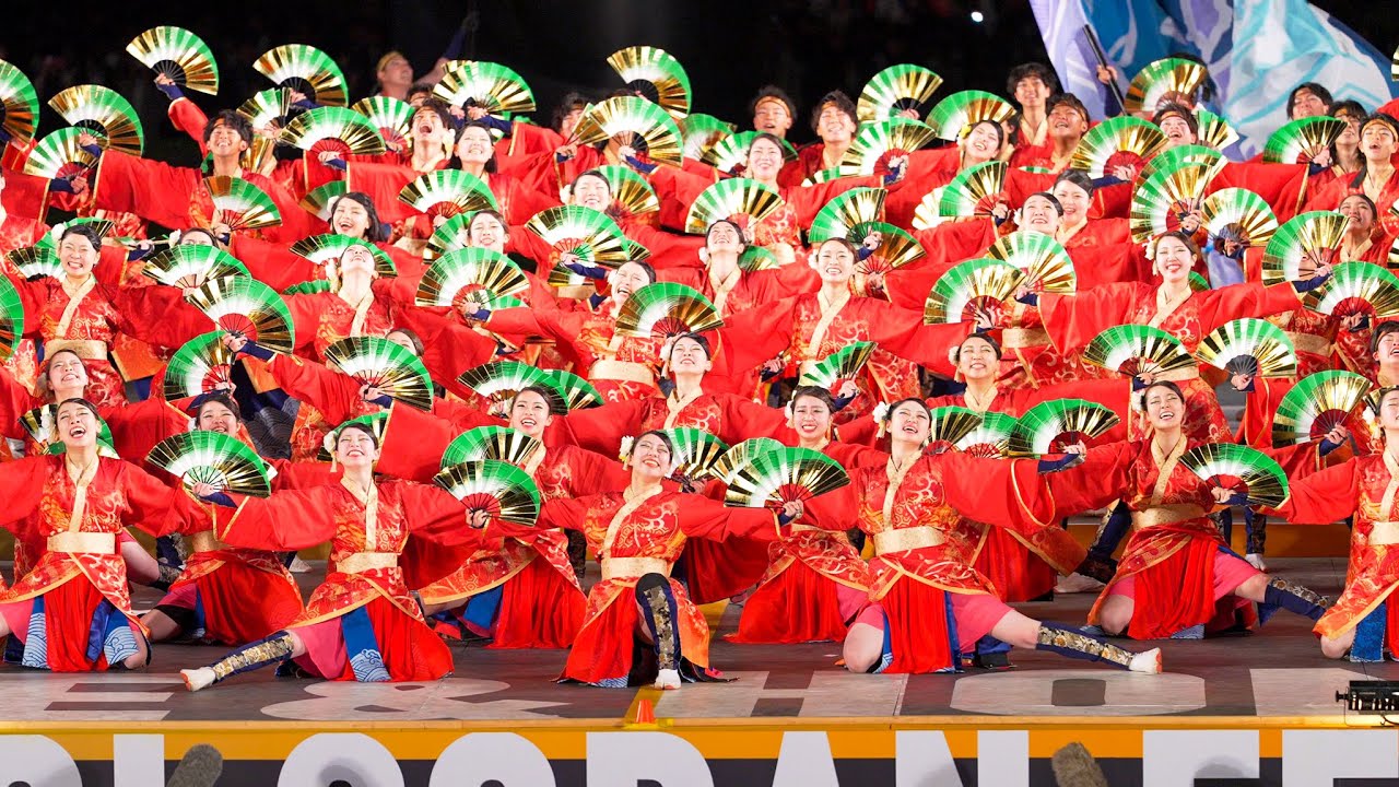 [4K] 北星学園大学〜廻〜 【ファイナル演舞】YOSAKOIソーラン祭り 2023 日曜日 ファイナル (中央)