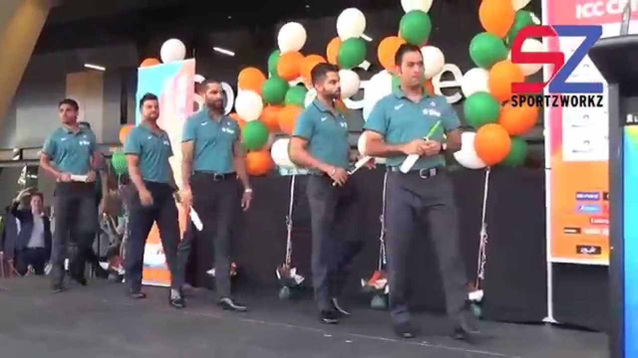 Indian fans cheer for Team India in Adelaide