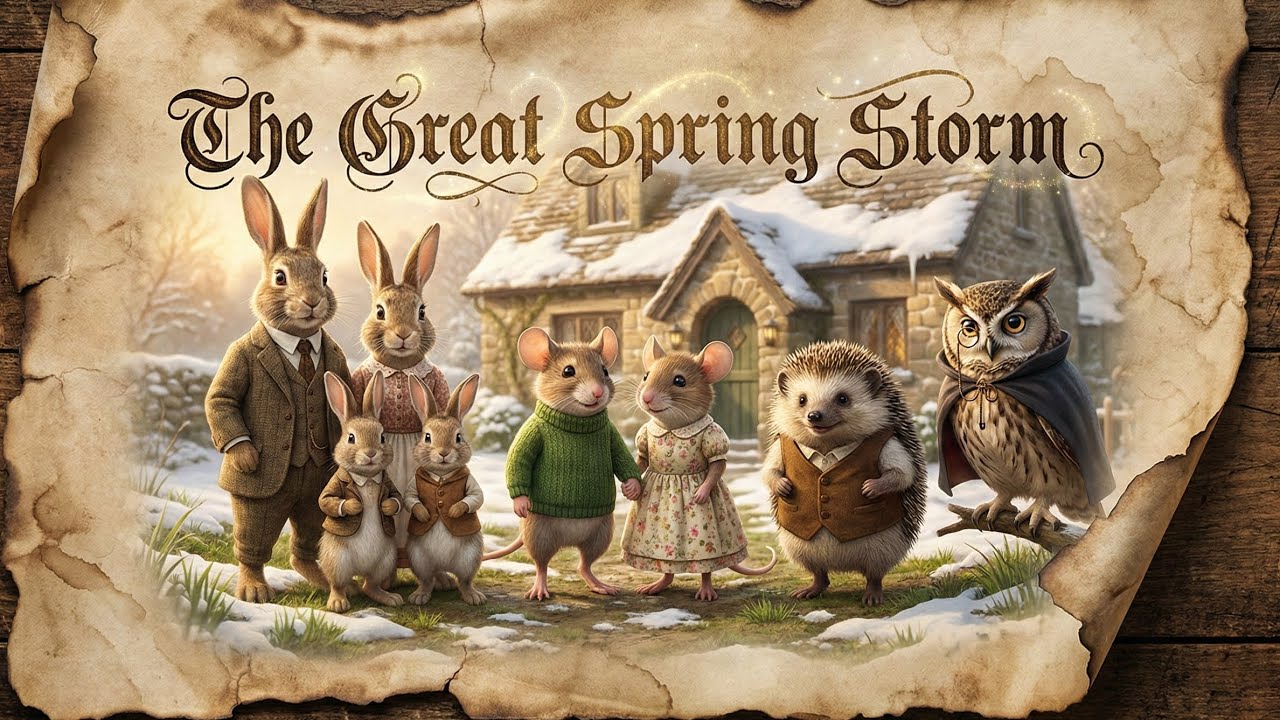 The Great Spring Storm: A Cozy Tale of Friendship in the Stone Cottage ❄️🏡