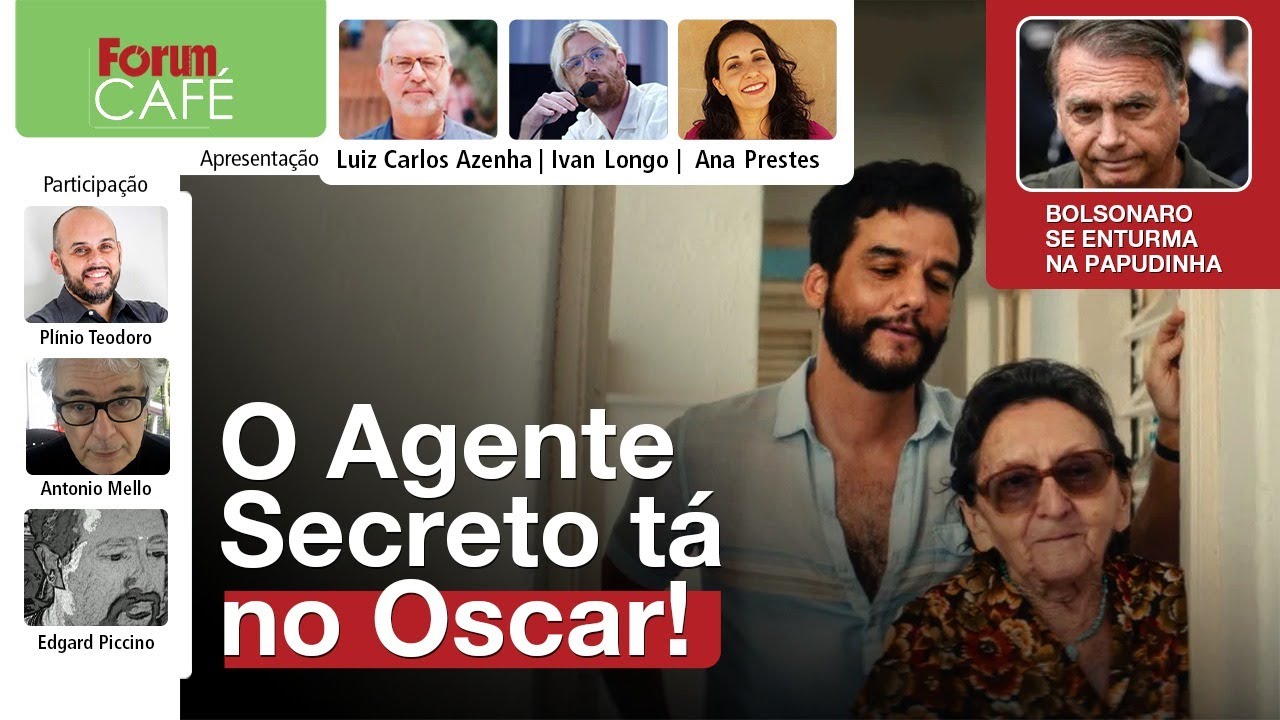 O Agente Secreto disputa 4 categorias do Oscar | Bolsonaro se sente em casa na Papudinha | 23.01.26