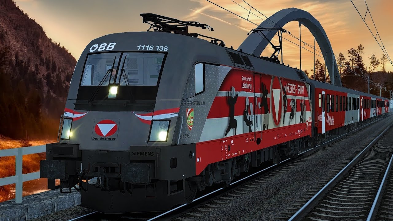 Let's Play Train Simulator 2018 | ÖBB Militär Lokomotive Taurus 1116 RSSLO Brenner - Unterinntalbahn