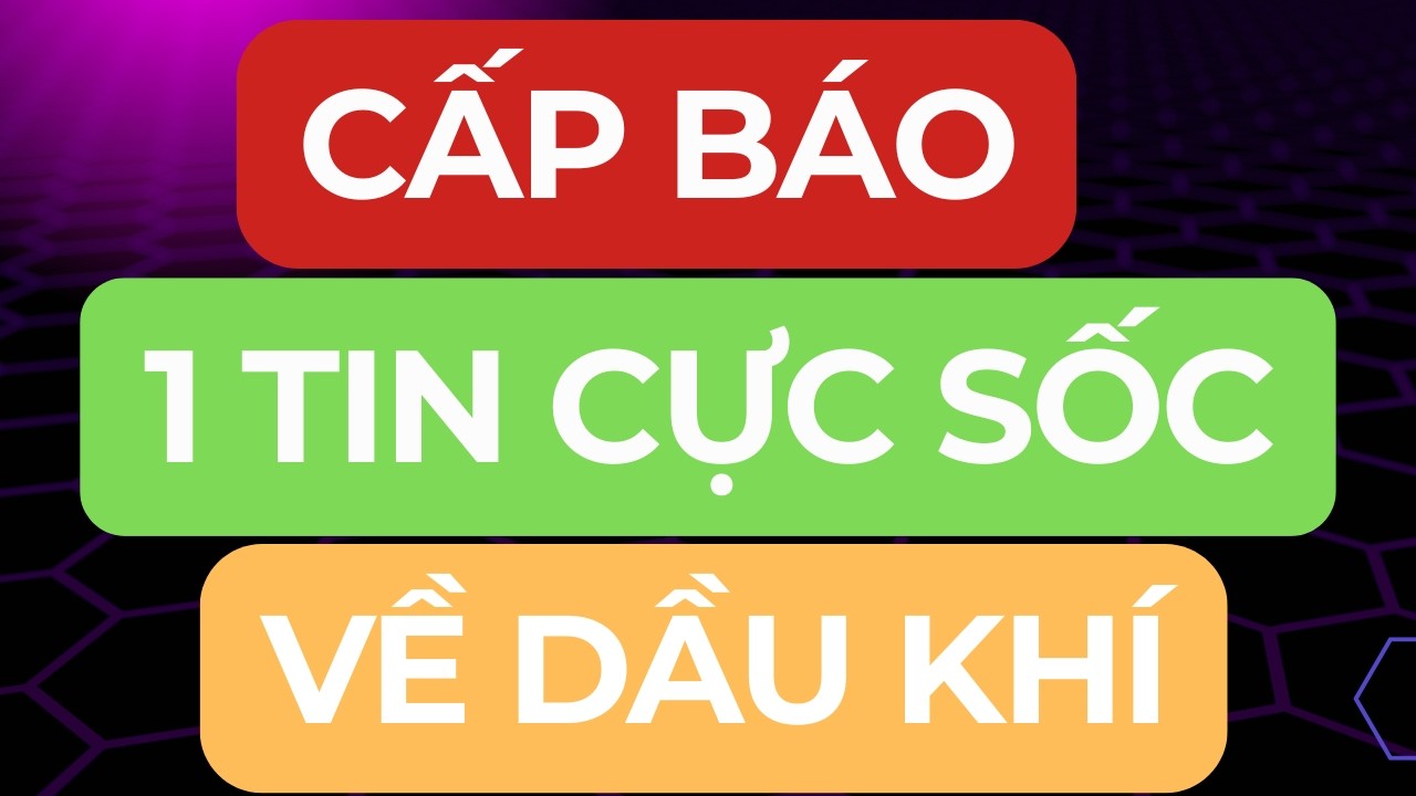 🔴CẤP BÁO I TIN CỰC SỐC VỀ DẦU I TÌM ĐIỂM MUA CHIẾN LƯỢC ?