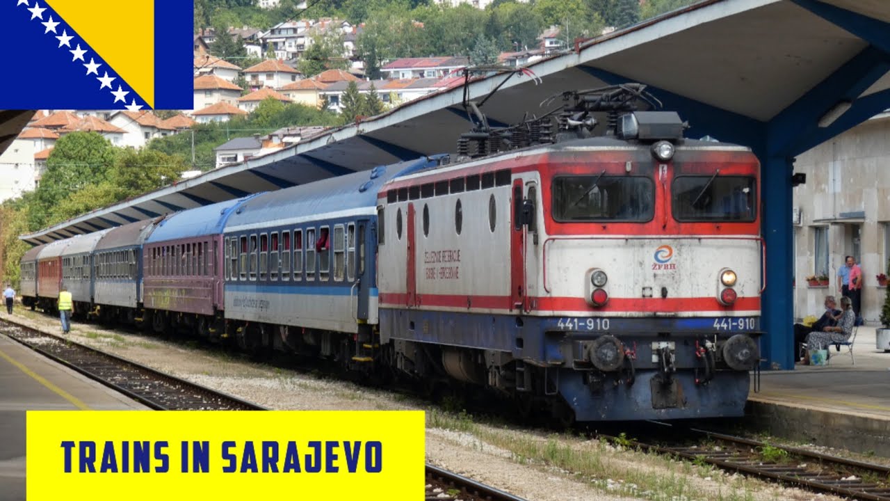 Trains on Sarajevo main station // Vlakovi u Sarajevu // Züge in Sarajevo (2025)