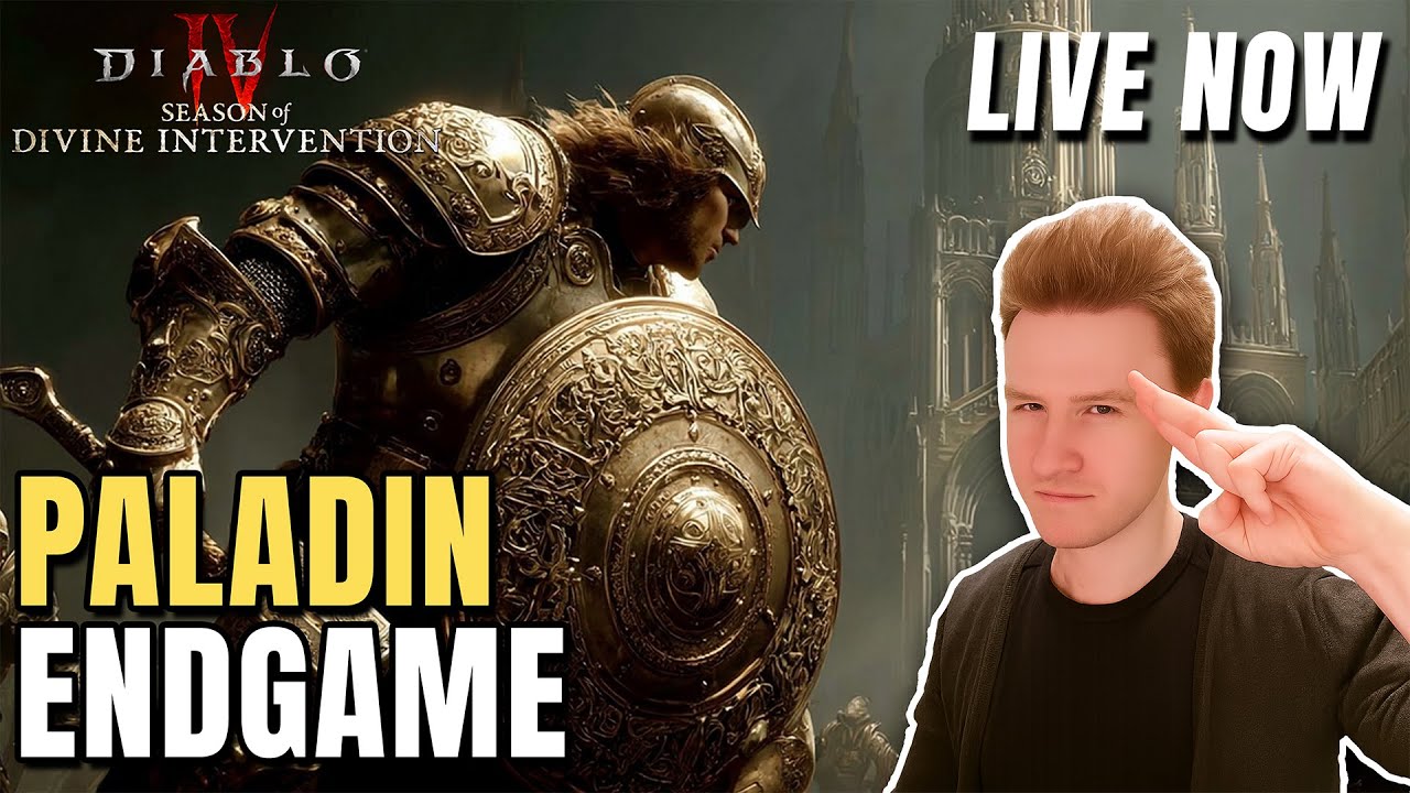 AURA FARMING & GIGA DPS Endgame Paladin 8,000 Trillion Dmg - Diablo 4 LIVE