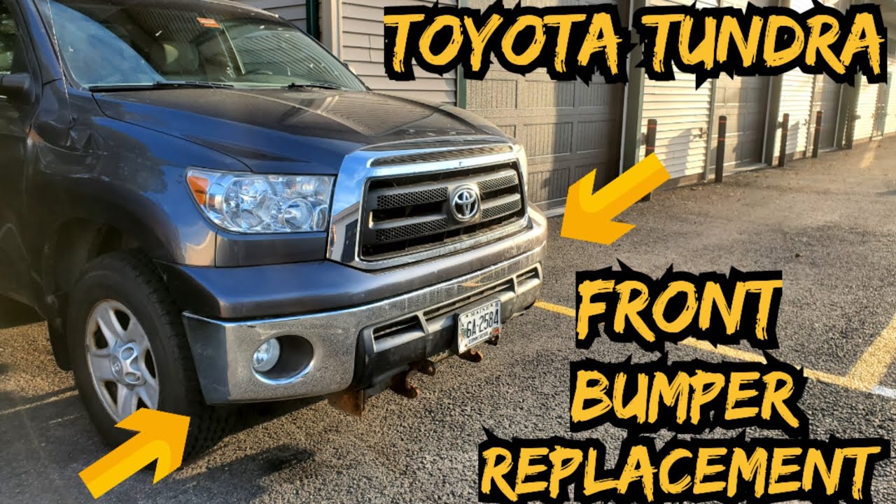 Замена переднего бампера Toyota Tundra: как заменить хромированный бампер (2007–2021)
