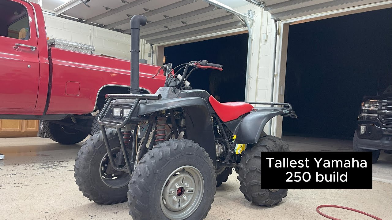 Tallest Yamaha Timberwolf 250 build