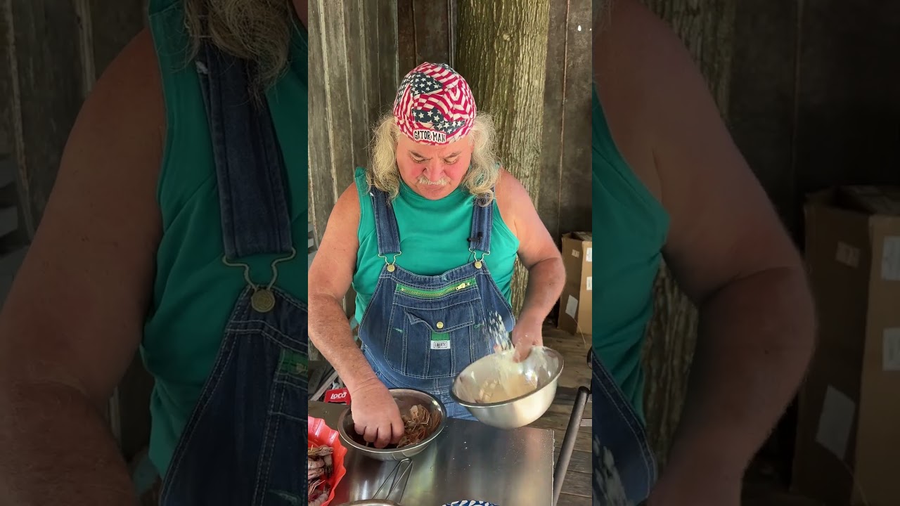 Frying SPIDER LEGS! #cooking #shrimp