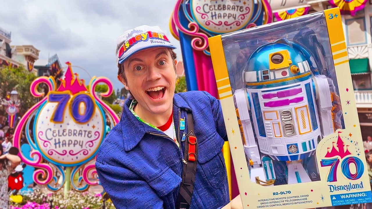 Disneyland's Epic 70th Anniversary Celebration! New Merch & Food Vlog