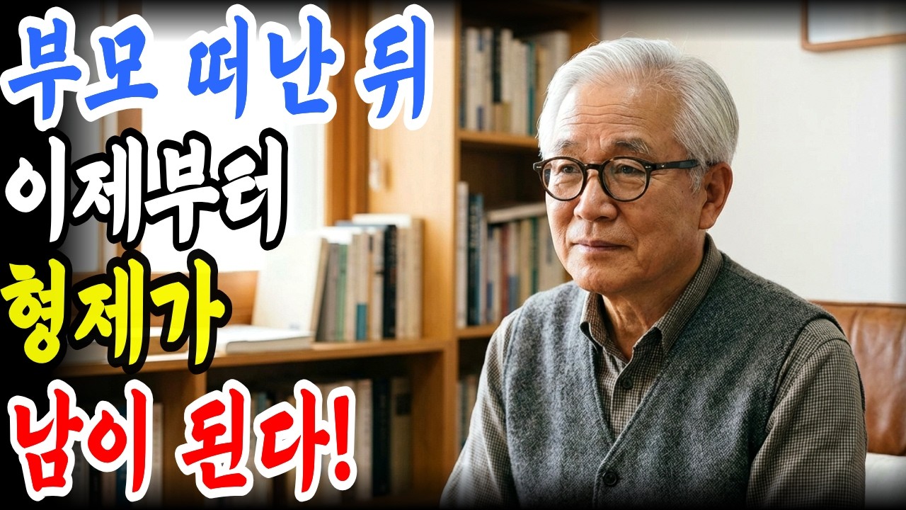 부모가 떠난 뒤 시작되는 변화｜형제가 남이 되는 현실적인 이유 5가지