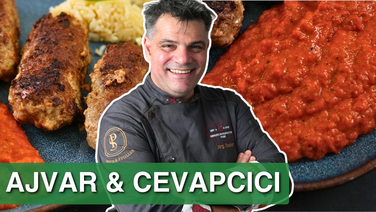 Cevapcici mit AJVAR aus dem Ofen. So schmeckt Balkan Küche zuhause | Genuss Manufaktur Trier