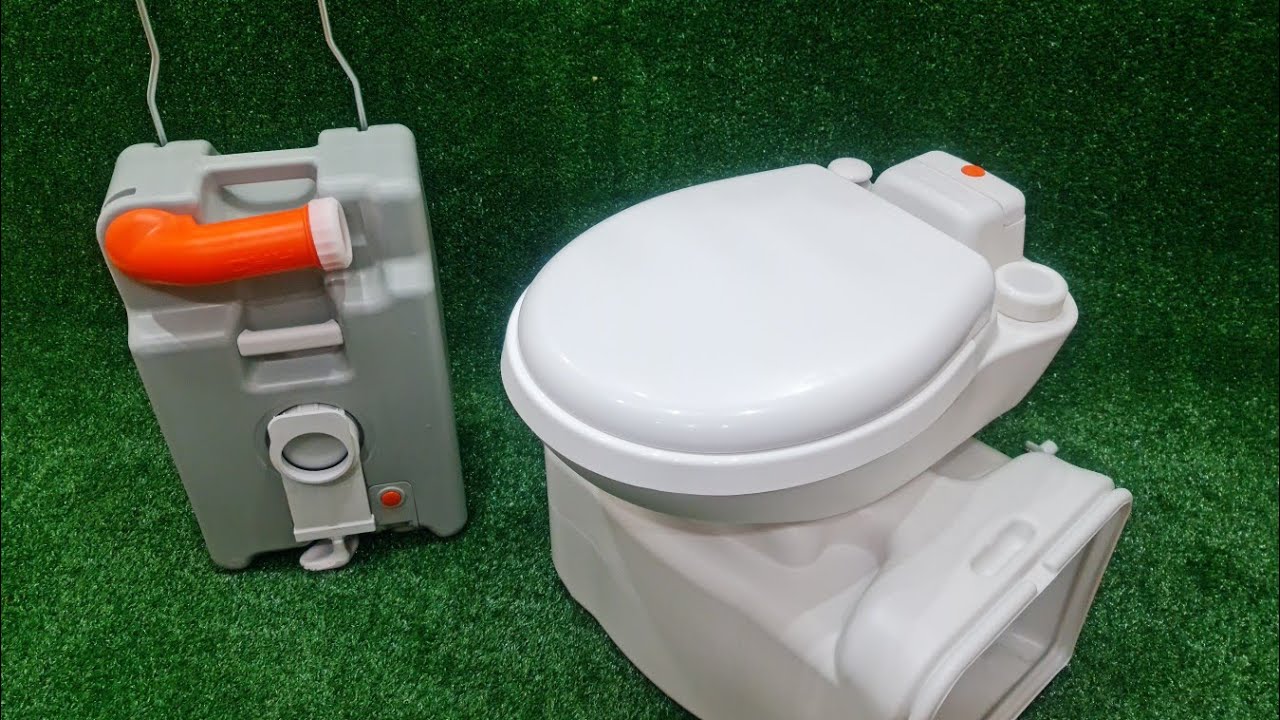 Vaso Sanitário Cassete TRAVEL Giratório com Reservatório de Água Limpa Top Rv ABS  Alta Performance