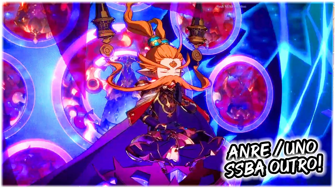 Anre / Uno Full Super Sky Bound Art Outro Animation! | Granblue Fantasy Versus / GBVS