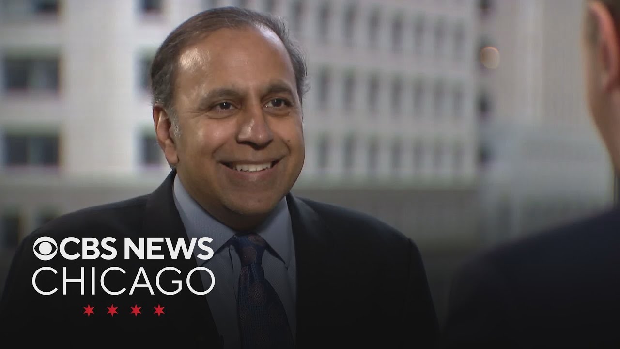 Illinois Senate candidate Raja Krishnamoorthi sits down with CBS Chicago's Chris Tye
