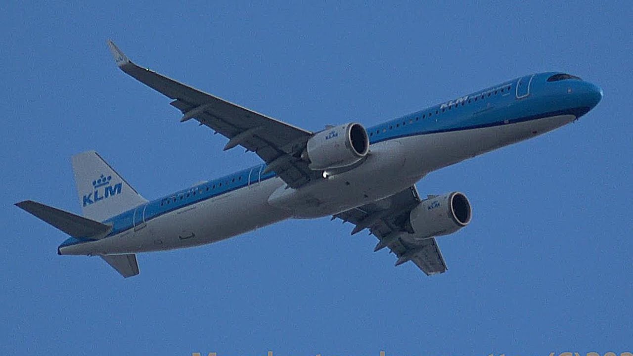 #KLM Airbus A321-252NX PH-AXA On Flight KL1033 Heading To (MAN) Manchester Airport On The 11/01/2025