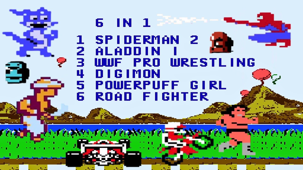 NES 6 in 1 Full Playthrough : Old School Gaming!