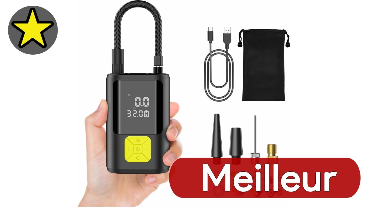 🏆 TOP 3 MEILLEUR POMPE A VELO ELECTRIQUE 2025 🚴‍♂️