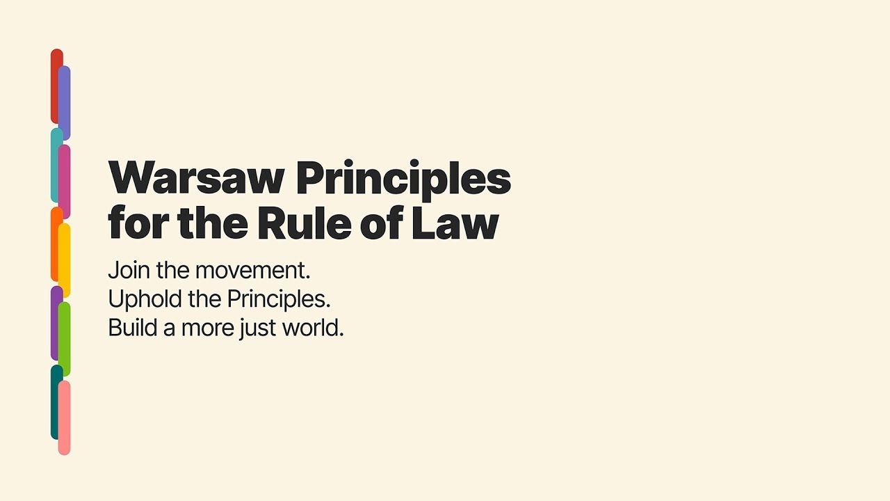 The Warsaw Principles for the Rule of Law