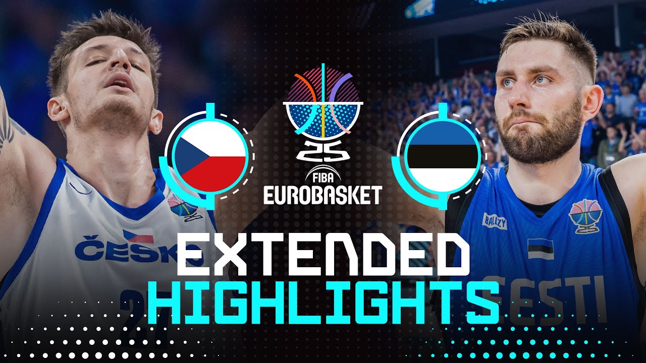 Czechia 🇨🇿 vs Estonia 🇪🇪 | Extended Highlights | FIBA EuroBasket 2025