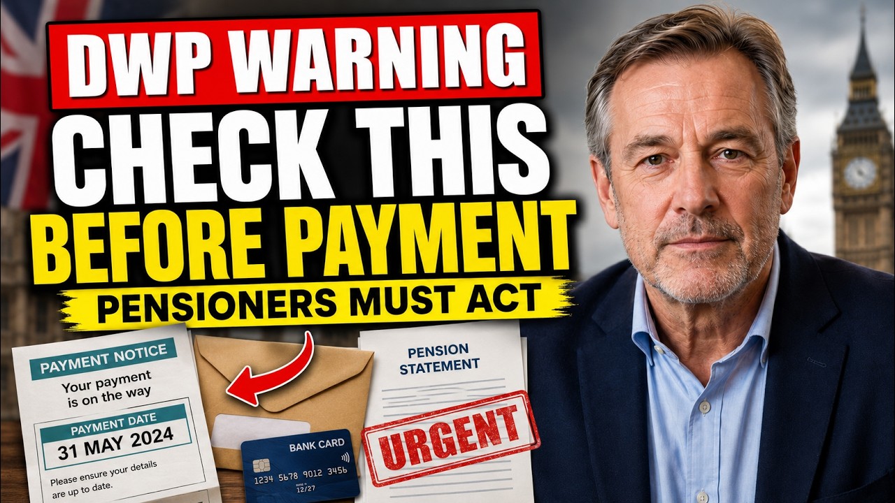 DWP Warning: Pensioners Must Check This Before Their Next Payment