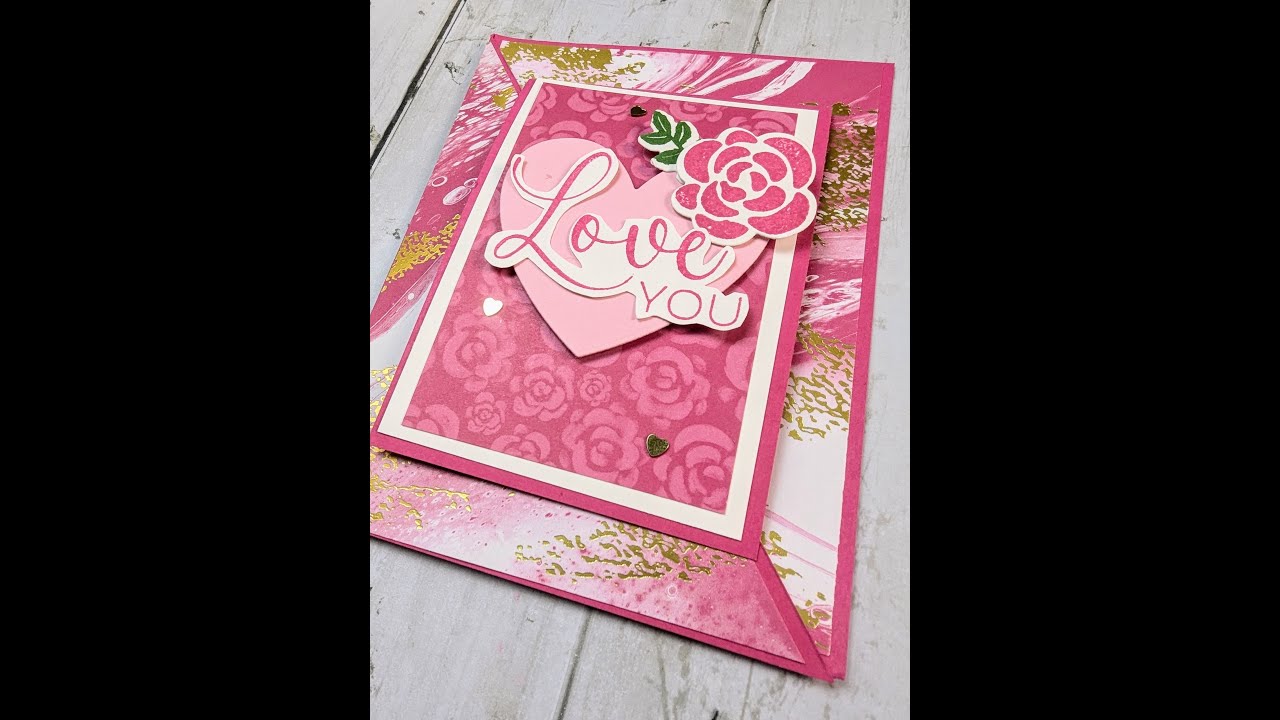 Fun Fold Friday:  Diagonal Flap Card
