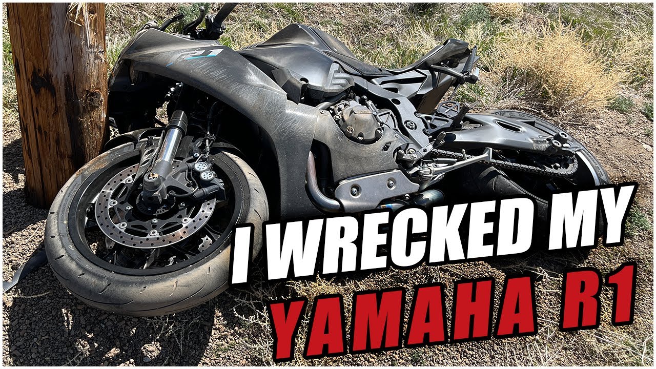 I Wrecked My Yamaha R1! 🙁 Crash and Injury Story...