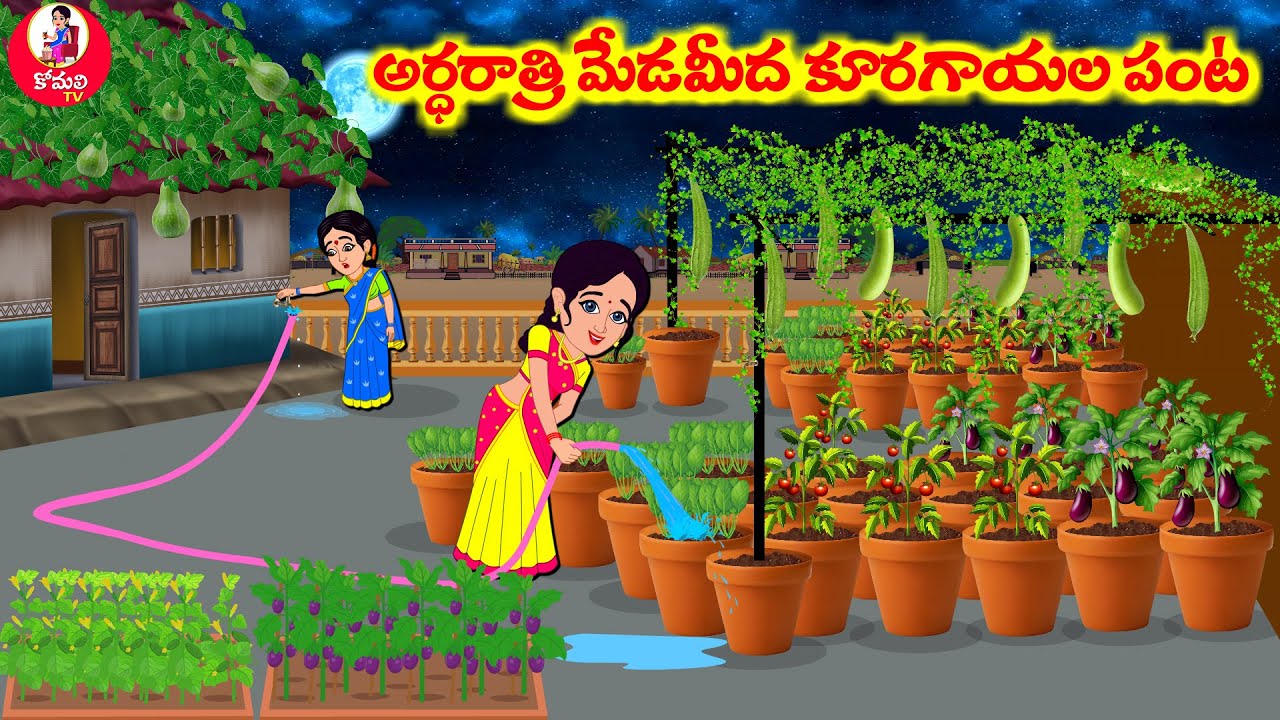 Stories In Telugu - అర్ధరాత్రి మెడ మీద కూరగాయల పంట | Telugu Stories | Telugu Moral Stories