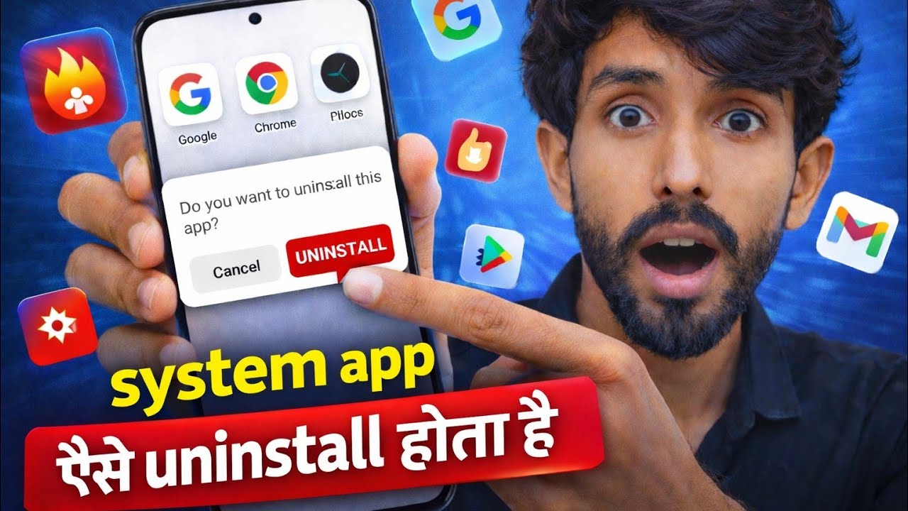 Uninstall system apps android without root || Remove bloatware without root