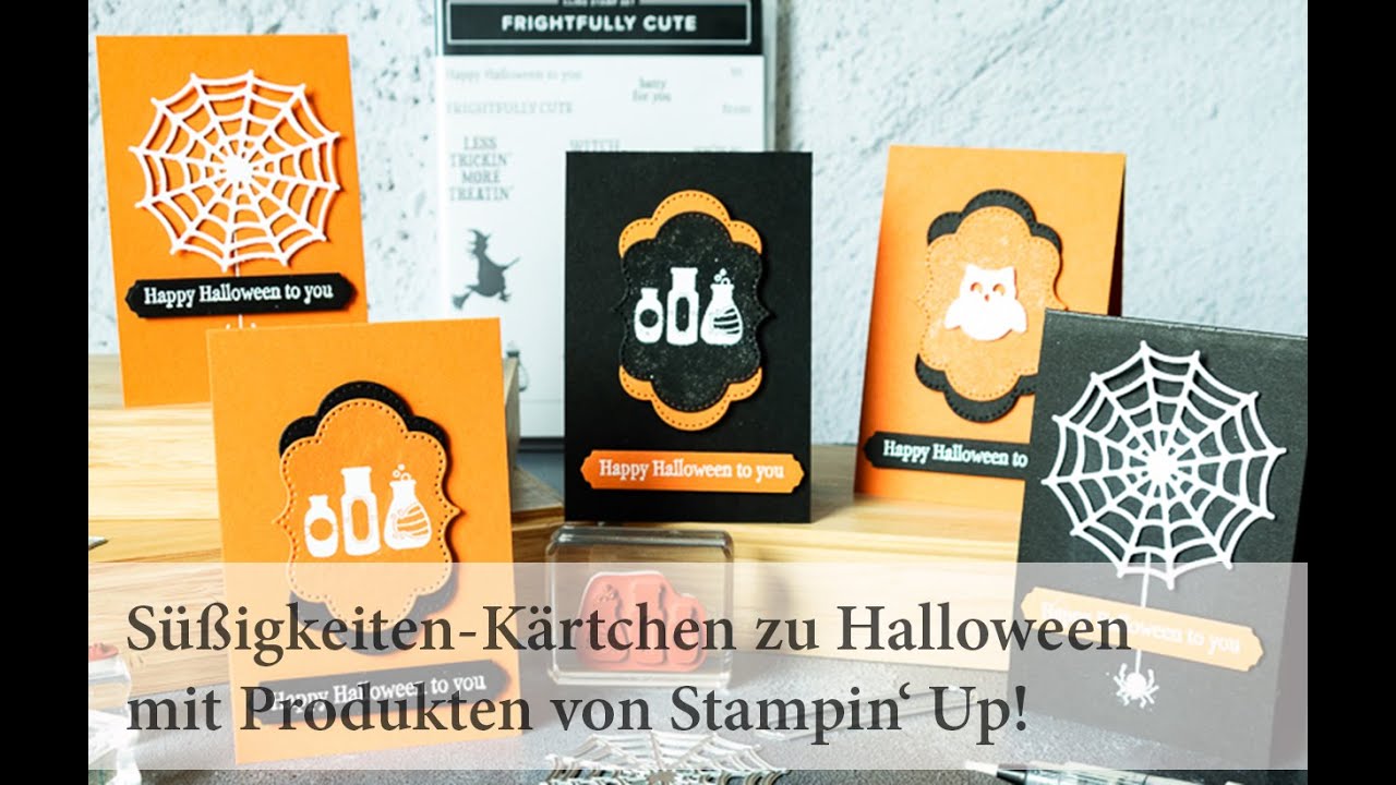 Süßigkeiten-Kärtchen zu Halloween