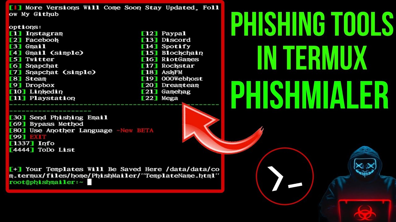 How To Install Phishing Tools in Termux | PhishMialer