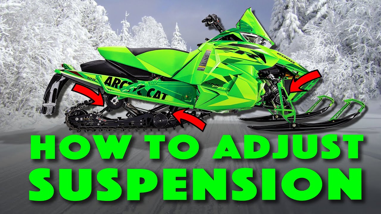 Настройка подвески снегохода Arctic Cat Procross F XF ZF M: как отрегулировать её для более лёгко...