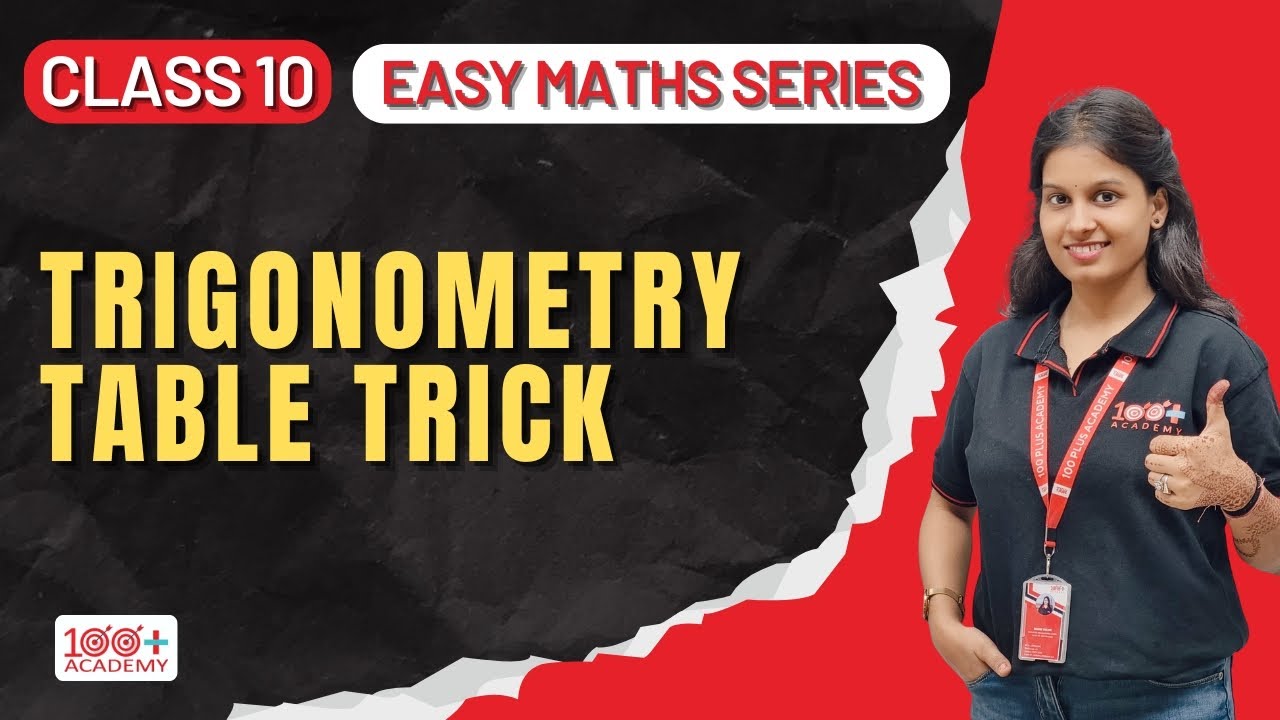 Trigonometry Trick | Everyone is Using This Table Trick&mdash;Learn Trigonometry Effortlessly