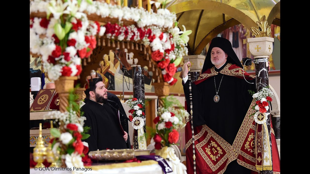 Good Friday, Apokathilosis Officiated by H.E. Archbishop Elpidophoros, Holy Trinity, Hicksville, NY