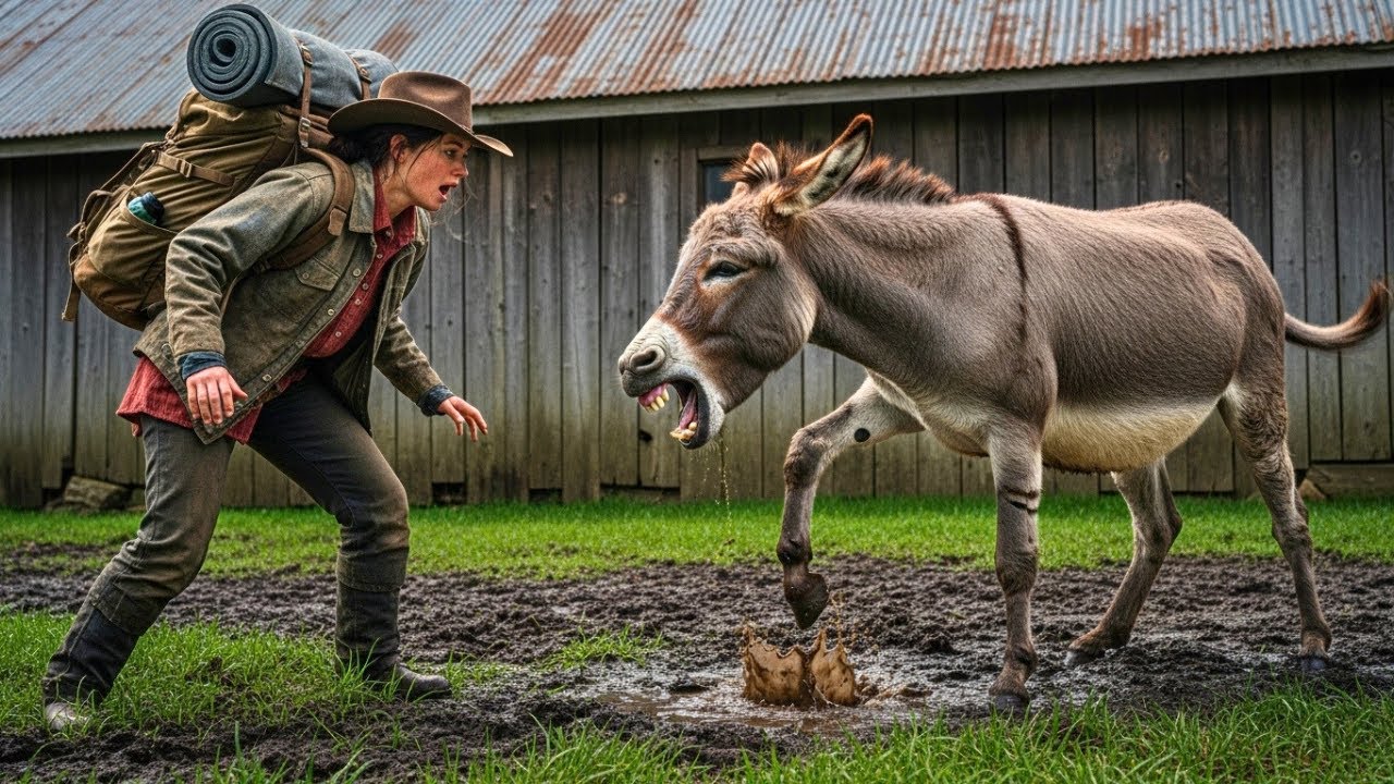 Aggressive Wild Donkey Appeared at Mountain Woman's Barn &mdash; Her Discovery Changed Everything