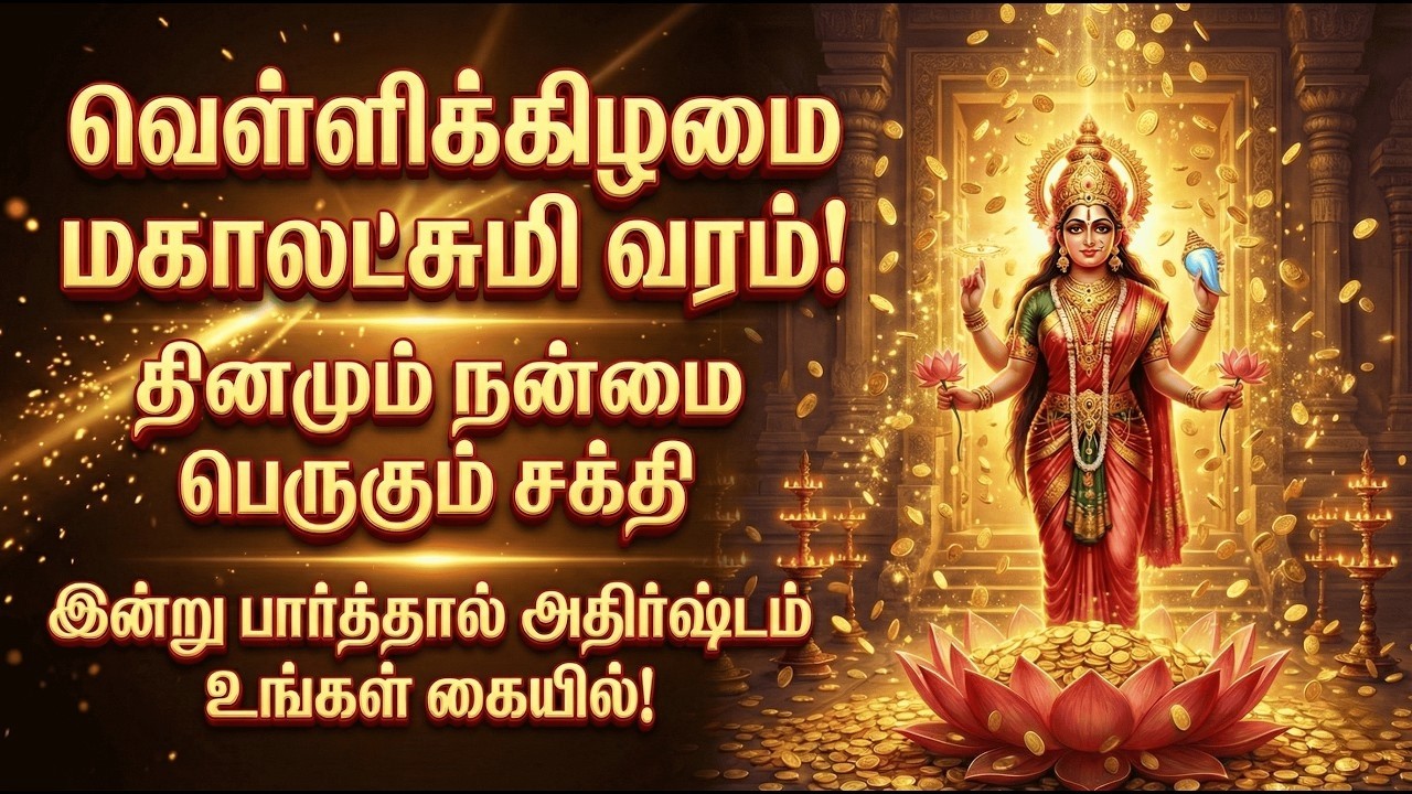 🔴 LIVE | வெள்ளிக்கிழமை மகாலட்சுமி வரம் | Friday Mahalakshmi Blessings for Prosperity