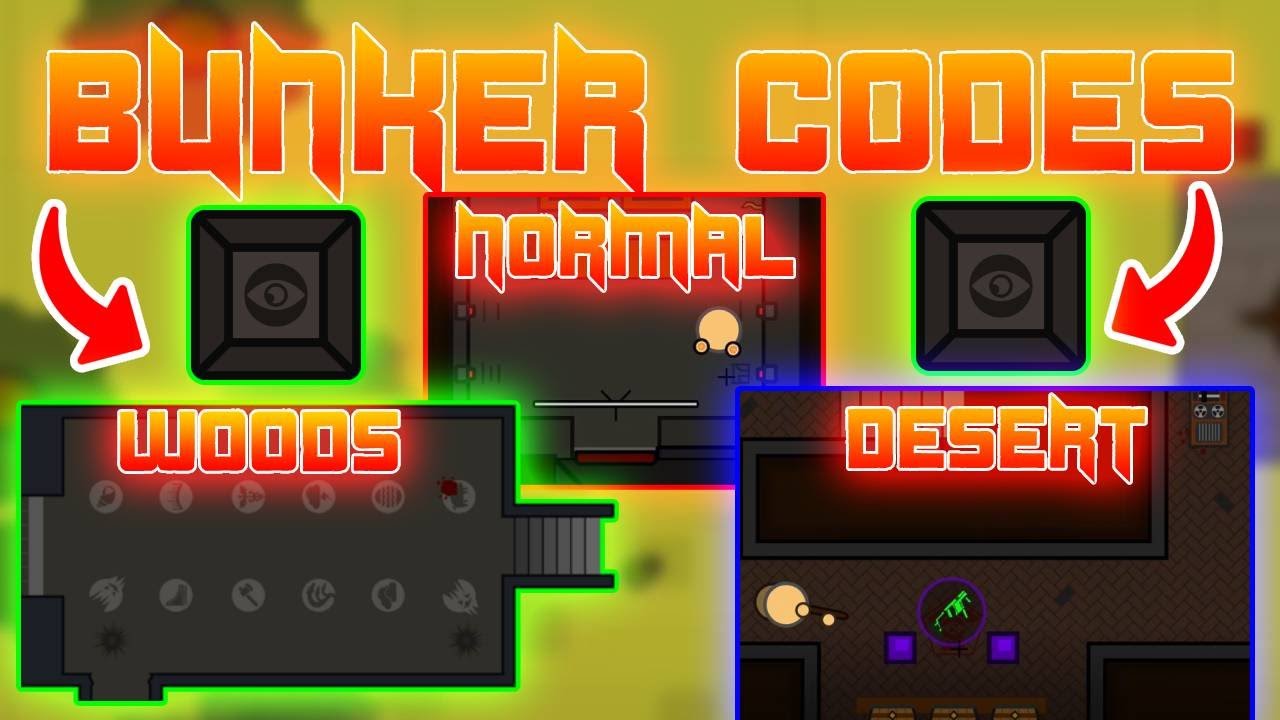 ALL the BUNKERS CODES in SURVIV.IO MODES [2021 Edition] (WOODS, DESERT, NORMAL, COBALT) | Surviv.io