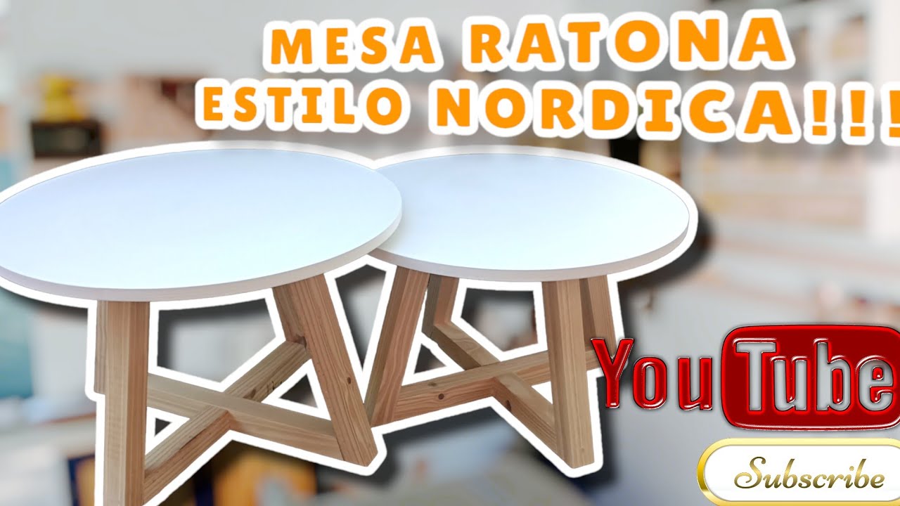 MESA RATONA ESTILO NORDICO