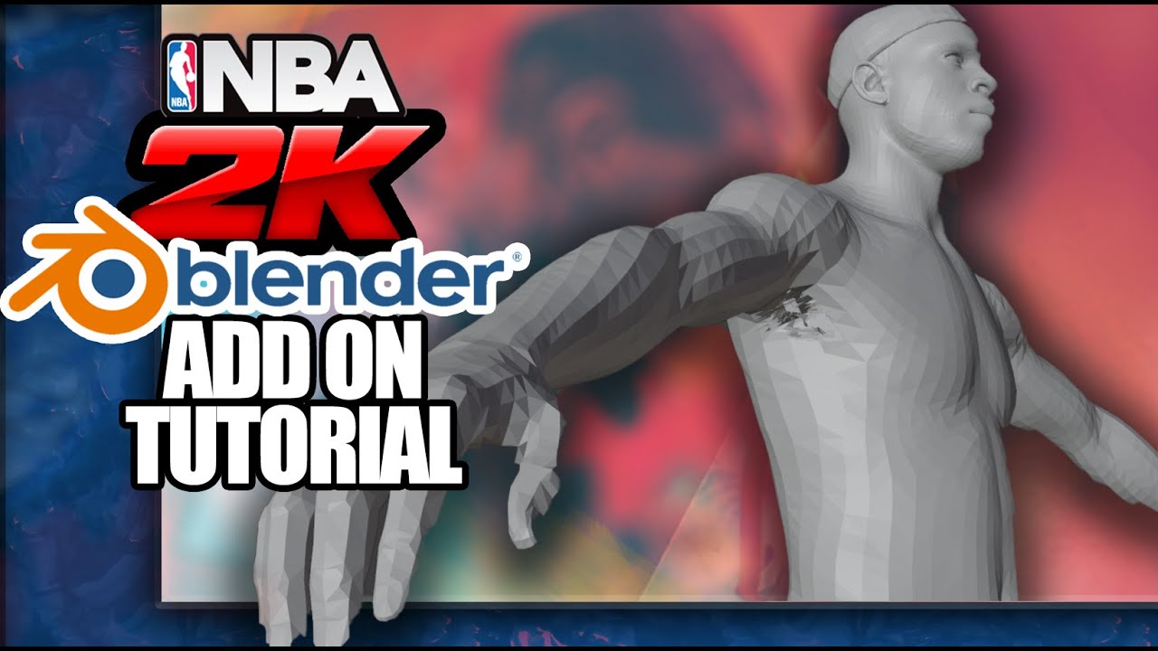 Install Blender Add on for NBA 2K 3D Models (Blender 2.93.5 update) Tutorial - NBA 2K22