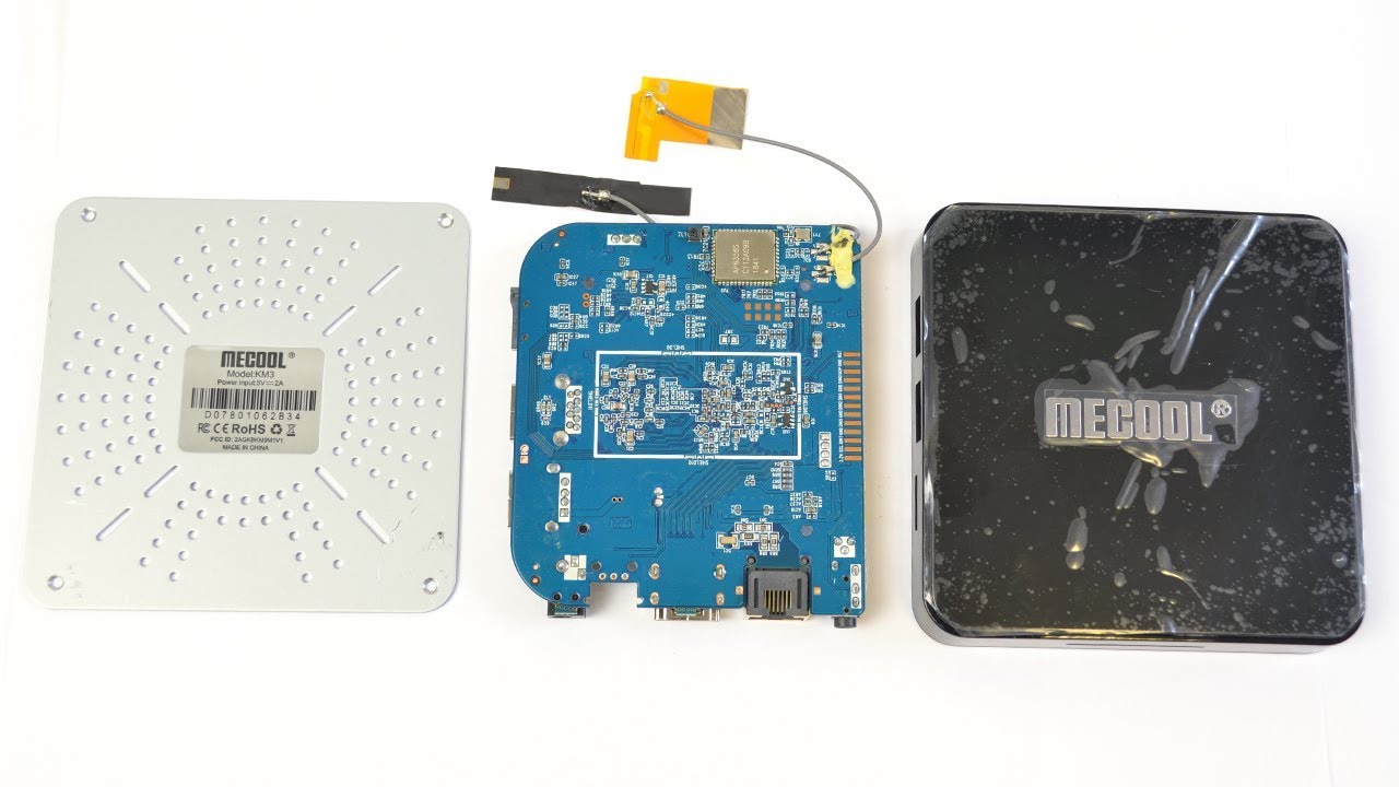 Разбираем тв приставку Mecool km 3 disassemble tv box