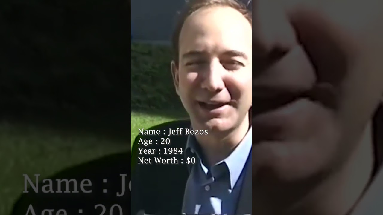 Jeff Bezos | BEFORE and AFTER his SUCCESS ! #shorts #jeffbezos #amazon  #ceo