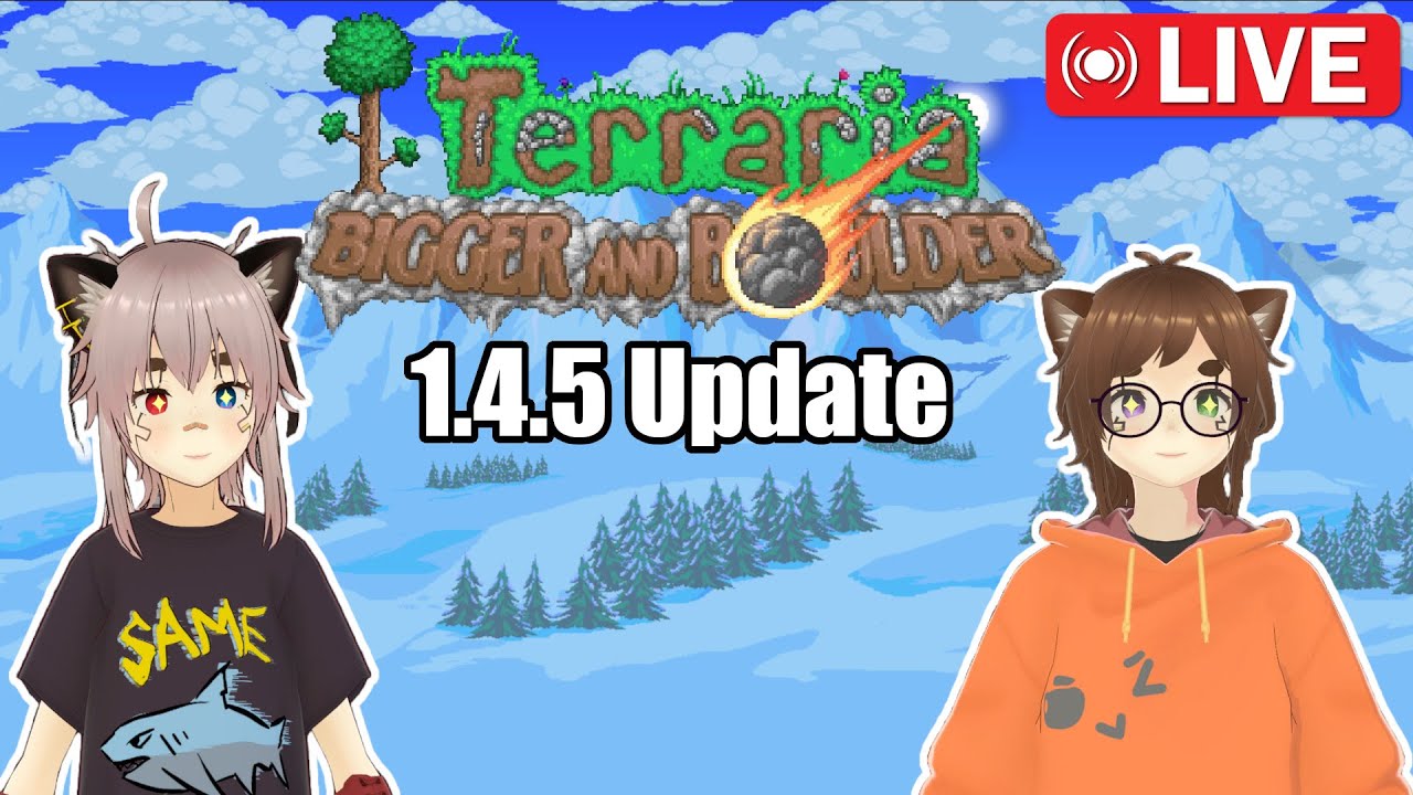 🔴 LIVE | Terraria | NEW Terraria 1.4.5: Bigger & Boulder Update Co-Op w/ @Chenconnect