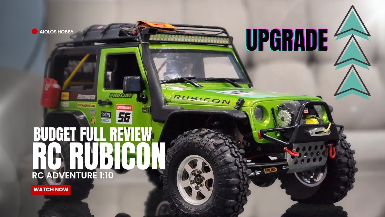 REVIEW LENGKAP BUDGET RC ADVENTURE 1:10 RUBICON SHORT JK WRANGLER