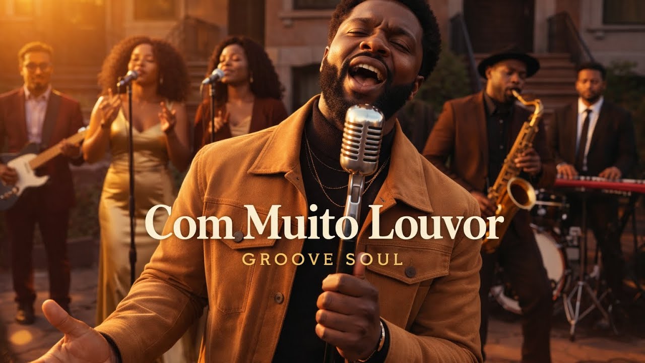 COM MUITO LOUVOR | VERSÃO GROOVE SOUL #groove #musicagospel #soul 